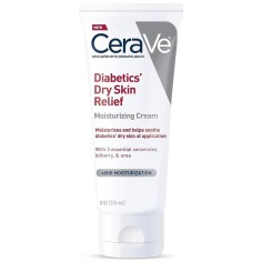 Crema de Fata si Corp, CeraVe, Diabetic's Dry Skin, pentru Hidratare Intensa, impotriva Pielii Uscate Cauzate de Diabet, 236ml