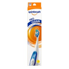 Periuta de Dinti Electrica, Arm & Hammer, Spinbrush, Curatare Eficienta prin 3600 Rotatii, Baterii Incluse, Alb cu Albastru