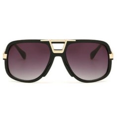Ochelari de Soare, Zamo®, CZL 68370, Protectie UV400, Model Rectangular, Rama Neagra, Lentile Negre