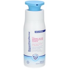 Crema de Corp, Bepanthen Derma, Riche Reparatrice, Efect Hidratant impotriva Pielii Foarte Uscate, 400ml