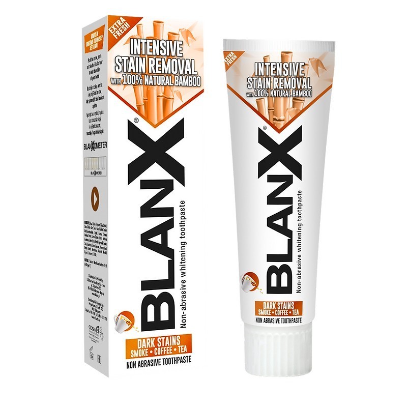 Pasta de Dinti, BlanX, Stain Removal, Indeparteaza Eficient Petele de Tutun si Cafea, 75ml