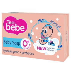 Sapun pentru Bebelusi, Teo Bebe, Baby Soap, cu Aroma de Migdale, Hipoalergenic, 75gr