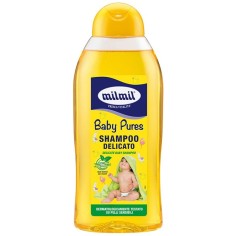 Sampon pentru Copii, Mil Mil, Baby Pures, Formula Delicata, cu Musetel, Hipoalergenic, pentru Scalp Sensibil, 750ml