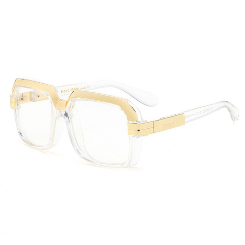 Rama Ochelari, Zamo®,607CT Oro, Model Dreptunghiular, Auriu, Lentile Transparente