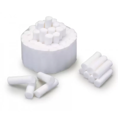 Rulouri de Vata, Medicom, Pentru Cabinetele Stomatologice, 100% Bumbac, Marime 1, 750buc