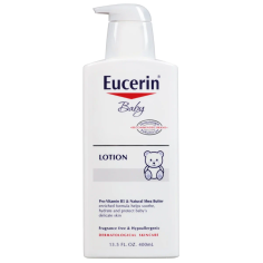 Lotiune de Corp pentru Copii, Eucerin, Baby, Hipoalergenica, fara Parfum si Coloranti, Efect Hidratant, cu B5, 400ml