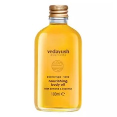 Ulei de Masaj, Vedayush, Ayurveda, Efect Terapeutic de Relaxare, Aroma Migdale Dulci si Nuca de Cocos, 100ml