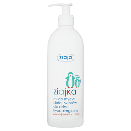 Gel de Spalare si Sampon pentru Copii, Ziaja, Hidrateaza si Ingrijeste Parul si Pielea, 400ml