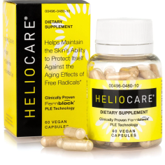 Supliment Alimentar, PLE Technology, Heliocare, pentru Protectie Solara a Pielii, Bogat in Antioxidanti, Vegan, 60cps