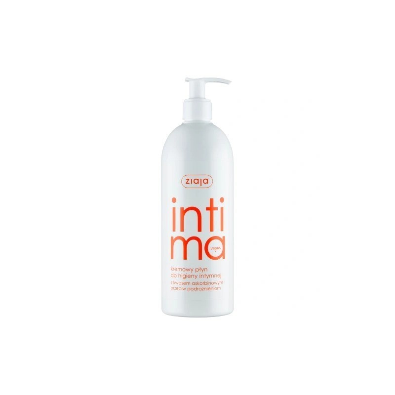 Gel Intim, Ziaja, Intima, Protectie impotriva Iritatiilor, cu Vitamina C, Textura Cremoasa, 500ml