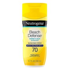 Lotiune Protectie Solara, Neutrogena, Beach Defense Water-Resistant, impotriva UVA si UVB, Rezistent la Apa, SPF 70, 198ml