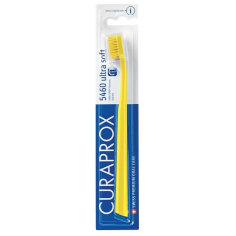 Periuta de Dinti, Curaprox, 5460, Ultra Soft, impotriva Placii Dentare, Curatare Delicata, pentru Gingii Sensibile, Galben