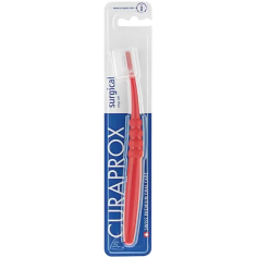 Periuta de Dinti, Curaprox, Surgical Mega Soft, 12000, Post-Operatii, pentru Gingii Extrem de Sensibile, Culoare Rosie