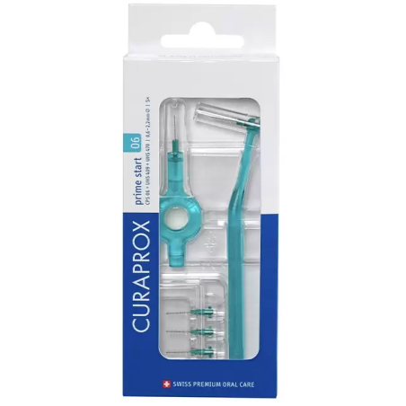 Set Periute Interdentare, Curaprox, CPS 06 Prime Start, pentru Curatarea Spatiilor Interdentare, Culoare Transparenta