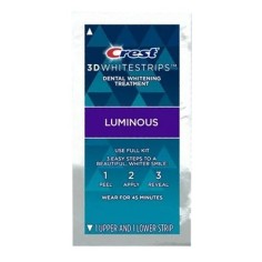Benzi Albire Dinti, Crest Whitestrips 3D Luminous, Nivel Albire 9, 1 Plic, 2 Benzi