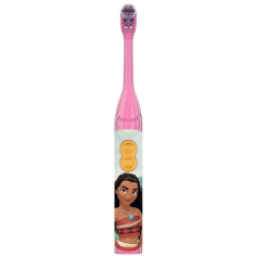 Periuta de Dinti Electrica pentru Copii, Oral-B, Disney Princess, Moana, 8000 Vibratii, 3+ Ani, Baterii Incluse, Roz