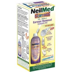 Set Curatare Urechi, NeilMed, Clearcanal, pentru indepartea Excesului de Ceara si Curatare, cu Solutie Salina, 75ml