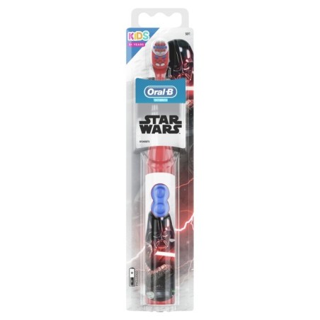 Periuta de Dinti Electrica pentru Copii, Oral-B, Star Wars, Darth Vader, 9600 oscilatii/min, 3+ Ani, Soft, Culoare Rosie