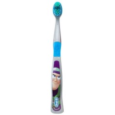 Toothbrush for Children, Oral-B, Pixar, Buzz the Lightning, Age 3+ Years, Multi-Protection, Soft Bristles, Color Gray