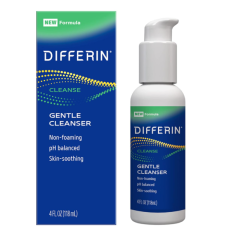 Gel de Curatare, Differin, Gentle Cleanser, pentru Ten Sensibil, cu Tendinta Acneica, impotriva Eruptiilor Cutanate, 118ml