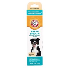 Pasta de Dinti, Arm & Hammer, Fresh Breath, Curatare Eficienta cu Bicarbonat de Sodiu, Aroma Vanilie si Ghimbir, 67.5gr