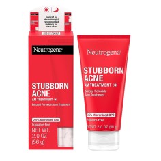 Crema de Fata, Neutrogena, Stubborn Acne, impotriva Aparitiei Cosurilor si Eruptiilor Cutanate, Peroxid de Benzoil 2,5%, 56gr