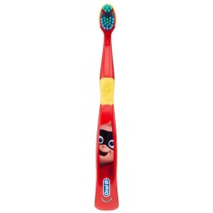 Toothbrush for Children, Oral-B, Pixar, Jack-Jack, Age 3+ Years, Multi-Protection, Soft Bristles, Red Color
