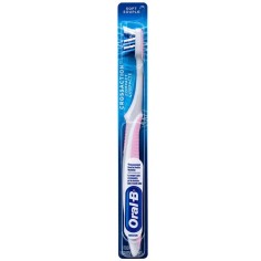 Toothbrush, Oral-B, Crossaction Compact, Multi-Protection in Hard-to-Access Places, Soft, Pink