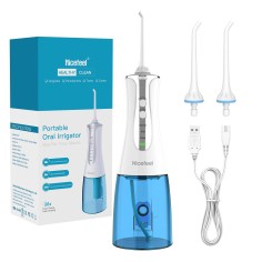 Irigator Bucal, Zamo®, NiceFeel, FC152, fara fir, 2x Varfuri Incluse, 3x Trepte, 3x Programe, Rezevor 320ml, 1800 oscilatii/min