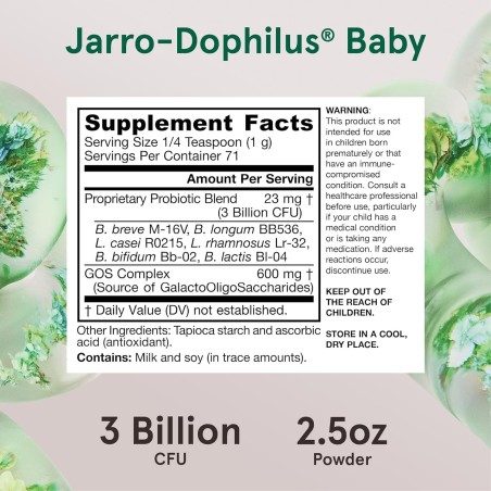 Supliment alimentar Baby's Jarro-Dophilus + GOS, Secom 71g pudra