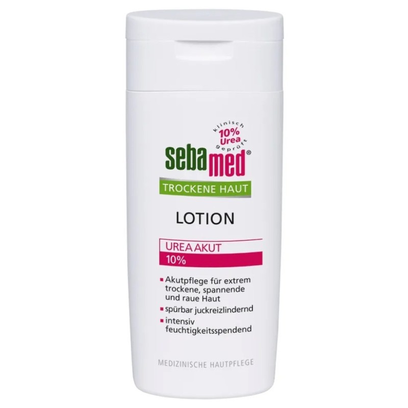 Lotiune de Corp, Sebamed, Trockene Haut, Uree 10%, pentru Piele foarte Uscata, fara Parfum, 200 ml