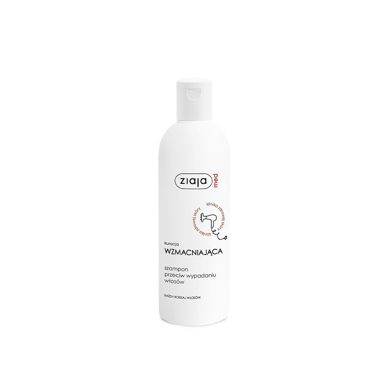 Sampon de Par, Ziaja, impotriva Caderii Parului, intareste si Stimuleaza Foliculii de Par, fara Alergeni, Aroma de Menta, 300ml
