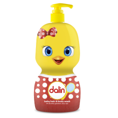 Sampon pentru Copii, Dalin, Puisor, Formula fara Lacrimi, Catifeleaza si Curata Delicat, Hipoalergenic, 650ml