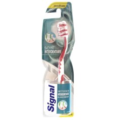 Periuta de Dinti, Signal, Interdental Expert, pentru Curatare Interdentara, Peri Medii, Culoare Rosie