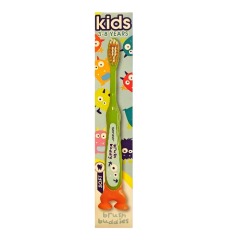 Periuta de Dinti Copii, Sence, Brush Buddy, 3-8 Ani, Peri Moi, Culoare Verde