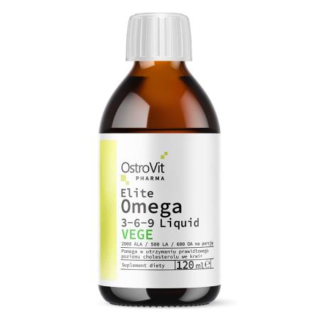 Supliment Alimentar, OstroVit, Omega 3-6-9, Vege, Sustine Sistemul Imunitar si Nervos, Lichid, 120 ml