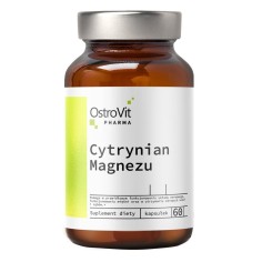 Supliment Alimentar, OstroVit, Citrat de Magneziu, pentru Sistemul Cardiovascular, Muscular, Nervos, 240mg/por, 60 capsule