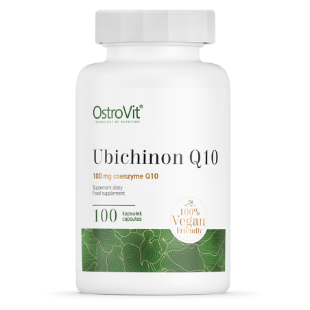 Supliment Alimentar, OstroVit, Ubiquinone Q10, Ajuta Productia de Energie si Sustine Sistemul Imunitar, 100 capsule