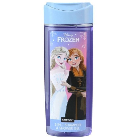 Gel de Dus si Sampon pentru Copii, Sence, Frozen, Elsa si Anna, Hipoalergenic, Aroma Fructe, 210ml