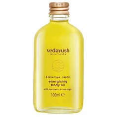 Ulei de Masaj, Vedayush, Ayurveda, Efect Terapeutic de Relaxare, Aroma Turmeric si Moringa, 100ml