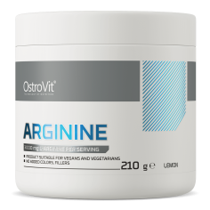Supliment Alimentar, OstroVit, Arginine, imbunatateste Sistemul Muscular si Circulator, Aroma Lamaie, Pulbere, 210 gr