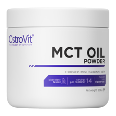 Supliment Alimentar, OstroVit, MCT Oil, Ajuta la Productia de Energie Celulara, Pulbere, 200gr