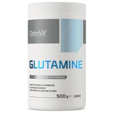 Supliment Alimentar, OstroVit, L-Glutamina, pt Sistemul Imunitar, Muscular si Digestiv, Aroma Lamaie, 5000mg, 60 doze, 300 g