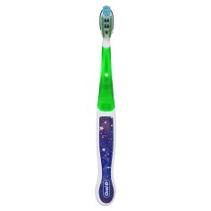 Periuta de Dinti pentru Copii, Oral-B, CrossAction, Galaxy, Varsta 6+ Ani, Multi-Protectie, Peri Moi, Verde