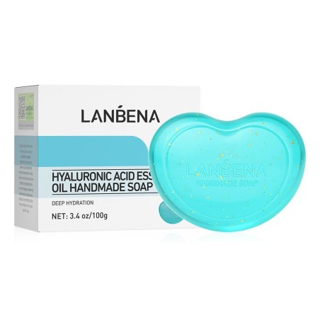 Sapun Solid, Lanbena, Handmade, cu Acid Hialuronic, Efect Hidratare Intensiva, 100gr