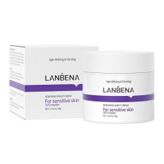 Face Cream, Lanbena, Retinol Renewing, Anti-Wrinkle, Anti-Aging, for Night, 50gr