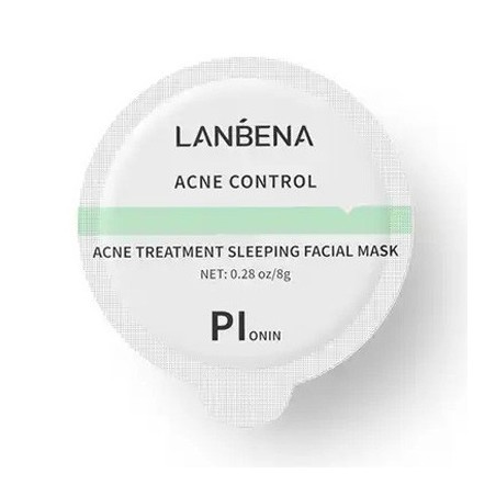 Masca Faciala Gel, Lanbena, PIonin, Acne Control, Efect Adjuvant in Tratarea Acneei, 8gr