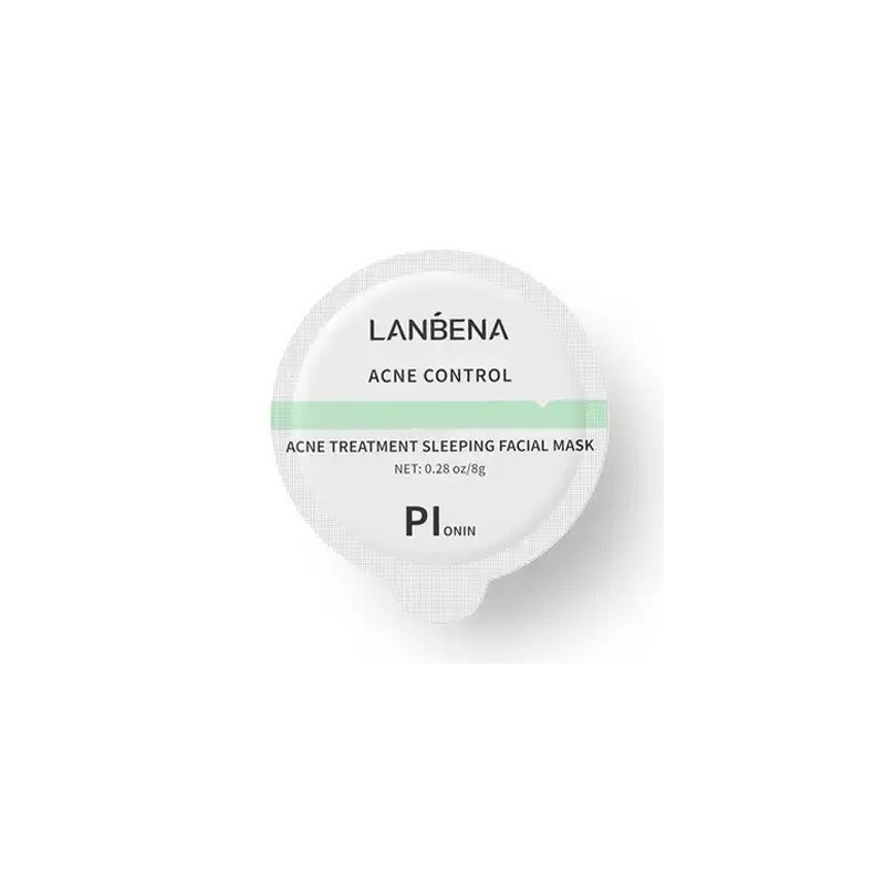 Masca Faciala Gel, Lanbena, PIonin, Acne Control, Efect Adjuvant in Tratarea Acneei, 8gr