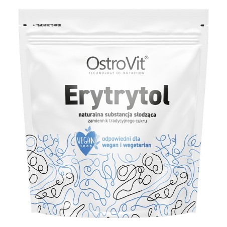 Indulcitor, OstroVit, Erythritol, Inlocuitor Natural fara Zahar, 1000gr