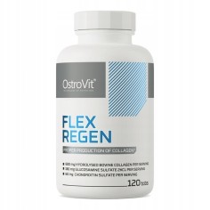 Supliment alimentar, Ostrovit Flex Regen, Productia adecvata de colagen, Glucosamina, Condroitina, 120 tablete